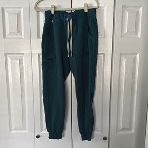 FIGS Teal Jogger Scrub Pants